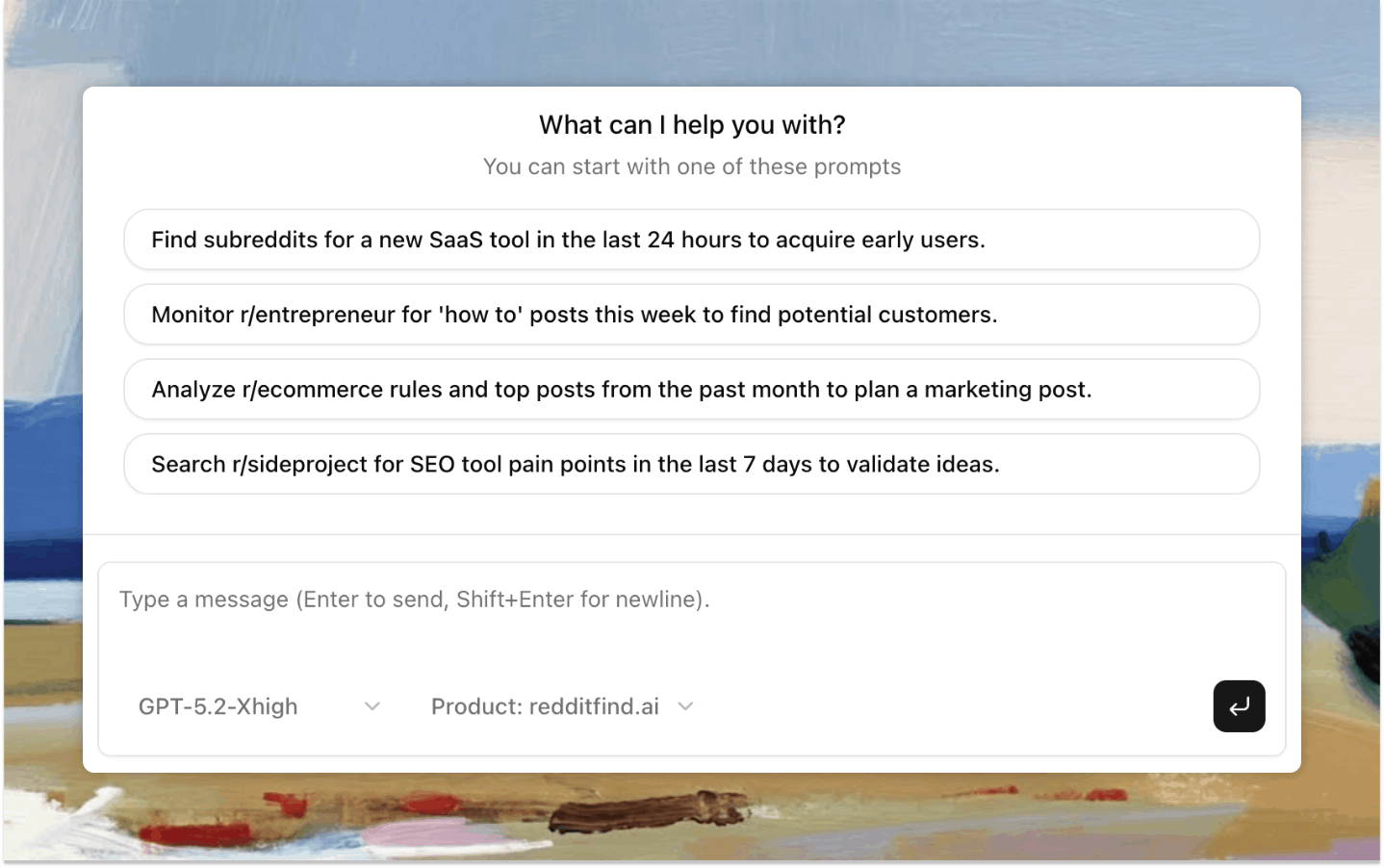 Subreddit discovery workflow preview