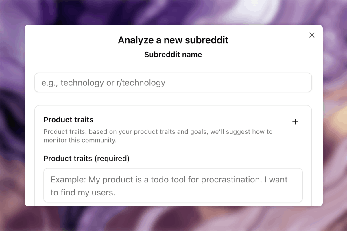 Read Subreddit structure step