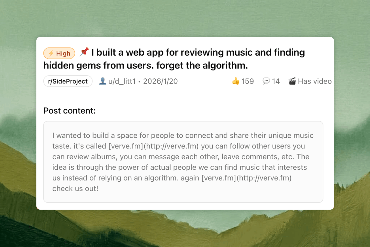 Prioritize high-signal posts step